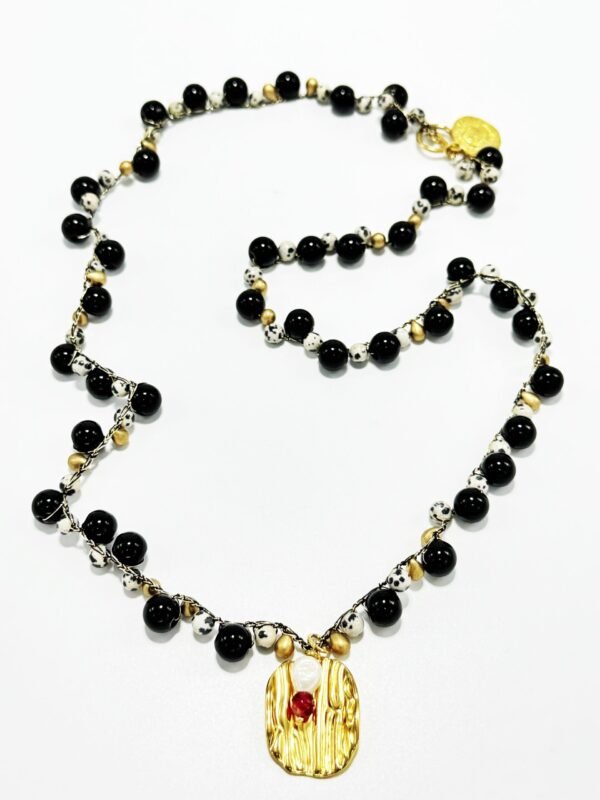 Collar Vilali Bolón Negro y Dalmata