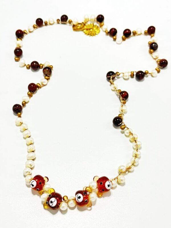 Collar Vilali Ositos Perlas