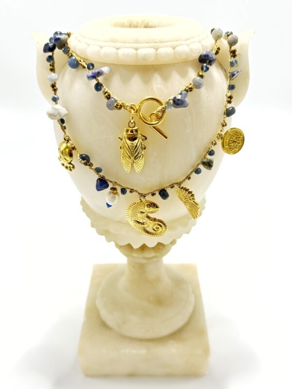 Collar Vilali Multi Dijes Blue - Imagen 2
