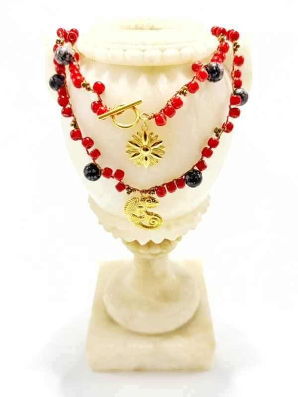 Collar Vilali Camaleón Rojo - Imagen 2