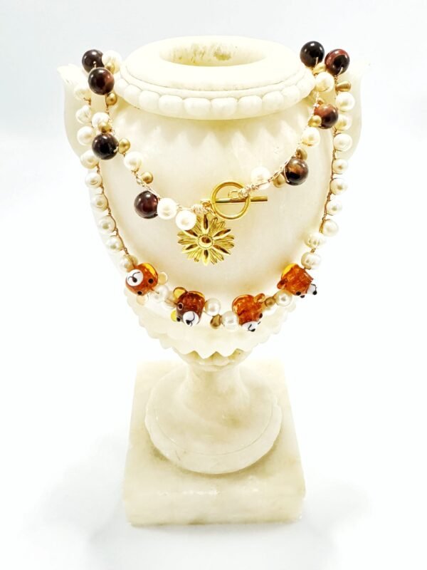 Collar Vilali Ositos Perlas - Imagen 2