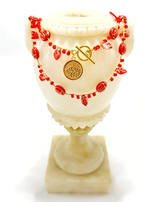Collar Vilali Mariquitas Rojas Checas - Imagen 2