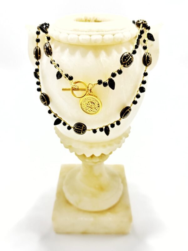 Collar Vilali Mariquitas Negras Checas - Imagen 2