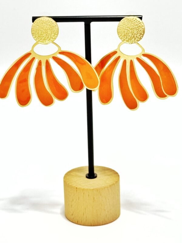 Pendientes Vilali Flor Naranja