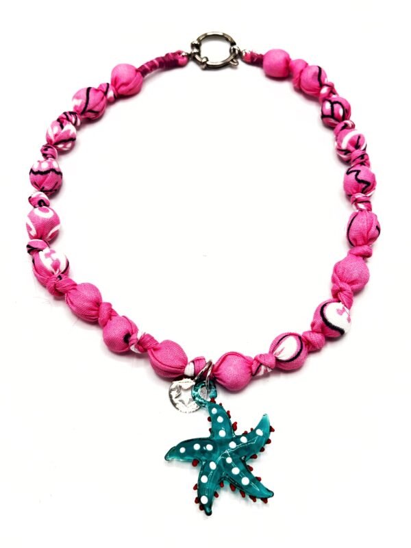 Gargantilla Patricio fucsia