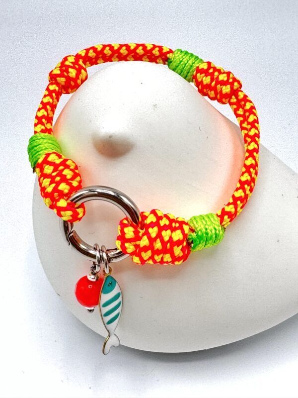 Pulsera Vilali cabo náutico grillete con dijes