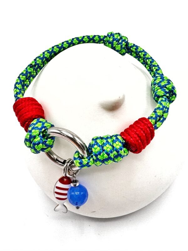 Pulsera Vilali cabo náutico grillete con dijes