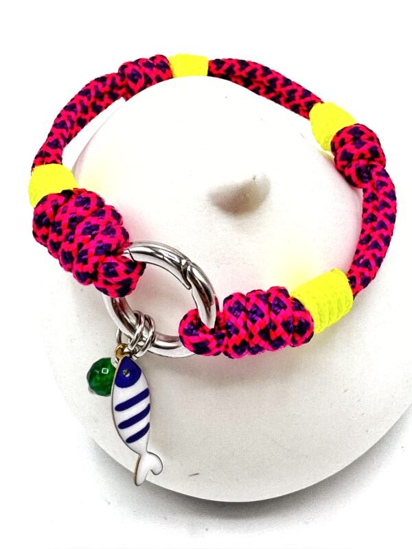 Pulsera Vilali cabo náutico grillete con dijes